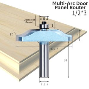 HUHAO | Cabinet Door Milling Cutter 1/2 Inch Shank