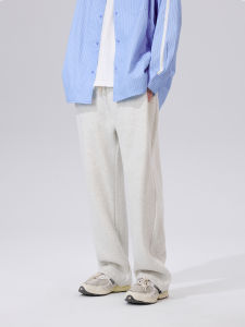 Quần Nỉ Dệt Kim Dày Ấm Áp PSO Brand Cho Nam Và Nữ Quần Dài Ống Đứng Thường Ngày Mùa Thu Đông Cotton Tự Nhiên