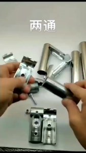25mm Structural Pipe Connectors/Metal Tube Connector/Stainless Steel Pipe Rod Support Fixed Clamp Connector Fittings.