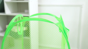 TOP Folding Laundry Basket 30 * 30 * 46cm Anti-Mould & Foldable Storage Box  3Colour Breathable Mesh  Save 50% Space