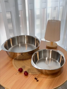 Nồi inox tai gấu nồi inox CHOCKMEN nồi inox thành thấp nồi inox bếp từ nồi từ thành thấp