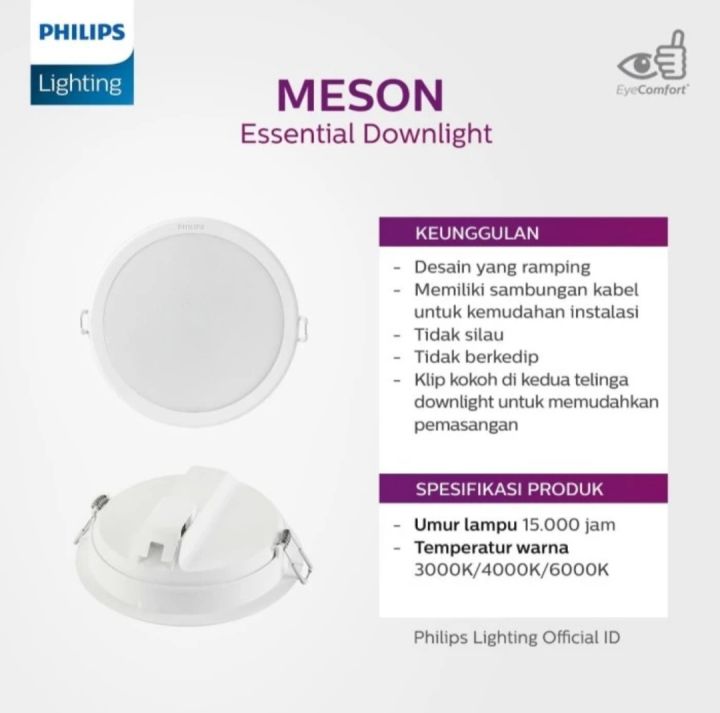 Lampu%20Downlight%20LED%20PHILIPS%20Meson%209%20W%20Watt%204%20Inch%20Kemasan%20PACK%20Isi%204%20-%20Image%204