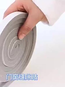 2M Foam Window Sealing Strips Windproof Sound-Proof Door Weather Stripping Dustproof Self-adhesive Tape Door Seam Sealing Strip