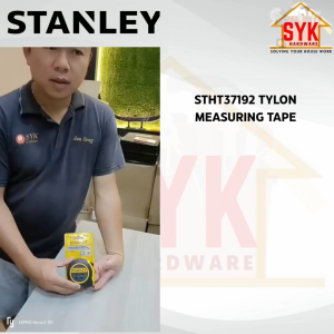 SYK Stanley STHT37192 8M/26 Tylon Measuring Tape Hand Tools Measure Pita Pengukur Tali Tape Ukur Kayu