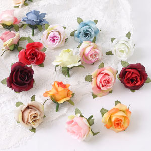 Vòng Hoa Hồng Giả DIY Phụ Kiện Tóc Thủ Công Vật Liệu Hoa Lụa Trang Trí Cổ Trang Phục Hanfu Phụ Kiện Trang Trí Nhà