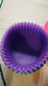 4pcs/1pcs Silicon Cupcake Puto Molder Cake Cup Pudding Mould Baking Gadgets Cakes Model DIY Cake Tools WENDY