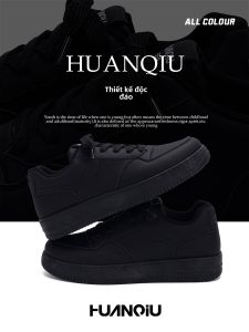 HUANQIU | Height Increasing Summer New Arrival Black Casual Shoes
