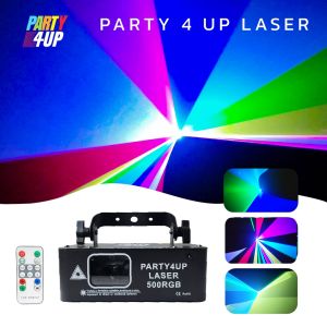 ไฟเลเซอร์ RGB 7 สี 500 รุ่นใหม่ที่รองรับราคา 60 บาท แสงสวยกว่าเดิม 100% รีโมทคอนโทรล