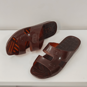 Mens Hard Bottom Raw Rubber Tendon Bottom Non-Slip Plastic Bathroom Shower Deodorant Wear-Resistant Bath Home Slippers