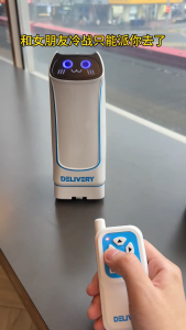 Kids Food Delivery Robot Toy with 2.4G Remote Control Interactive Sound & Light Effects Birthday Gift for Boys and Girls Ages 3+