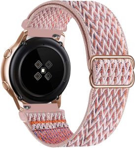 20mm 22mm Watch Band for Garmin Vivoactive 3/4 Nylon Braided Strap for Garmin Venu/Forerunner 245/245 Replacement Wirstband