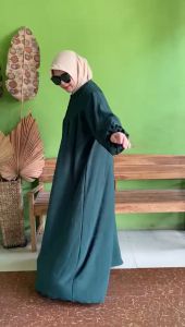 WAPA GAMIS KONDANGAN LD 140 dan 160 SUPER JUMBO BUSUI TERBARU BAHAN ADEM CRINGKEL AIRFLOW MUAT BB 80 100 120 KG