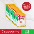 Good Day Cappuccino Coffee 25g x 10 sachet. 