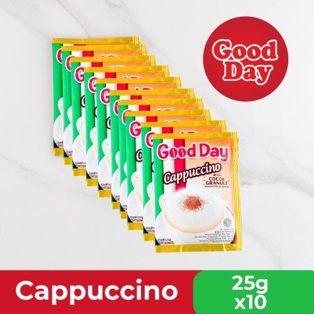 Good Day Cappuccino Coffee 25g x 10 sachet