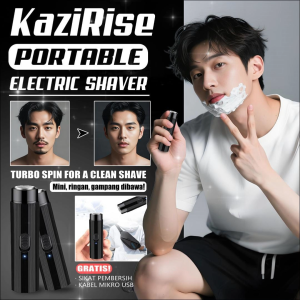 3D Turbo Blades USB Shaver for Men & Women - Portable Electric Razor with Fast Charging Travel-Friendly Design Silent Motor - Perfect for Home/Office/Trip