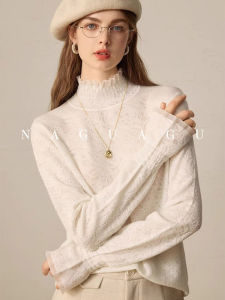 French Design Half-High Neck Long Sleeve Knitwear