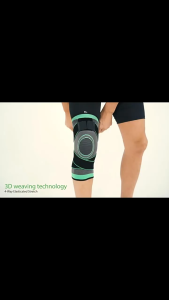 Winmax 1 Pcs 3D Weaving Compression Knee Sleeve Knee Brace for Men & Women Knee Support for Running Hiking Crossfit Basketball Pain Relief Meniscus Tear Arthritis Faster Recovery Adjustable Strap
