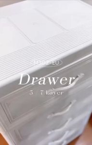 【Woody】Europe Style 5 / 7 Tier Drawer Cabinet Large Multipurpose Large Drawer Big French Cabinet