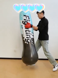 SG Inflatable Boxing Pillar Childrens Roly-poly Toy PVC Thickened Fitness Sandbag Decompression Boxing Supplies