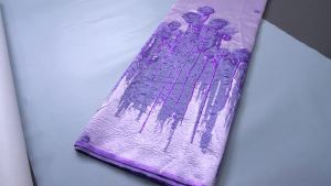 Nigerian Brocade Jacquard Organza Lace Fabric 2025 High Quality Lace African French Jacquard Lace For Wedding Party Dress S4033
