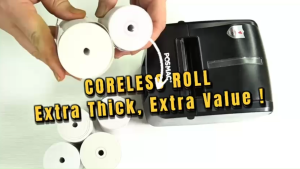 Kertas Resit Mesin 1 Roll 80*80 | 80*60 | 80*50 | 57*40 Coreless Thermal Paper Roll POS Receipt
