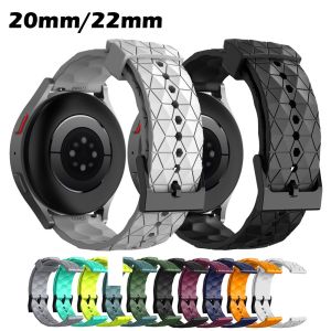 Dây đeo sillicon đeo Samsung thiên hà 20mm 22mm 6 4 5 Pro/6 Classic/Active 2 46/42/40/44mm Dây đeo đồng hồ Huawei GT4 GT3 46mm/Amazfit gtr4 Vòng đeo tay
