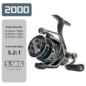 SeaKnight | Máy Câu Quay SeaKnight SANGE Series Lực Kéo Tối Đa 28lbs Cuộn Dây Bằng Nhôm Gia Công CNC 7+1BB Dành Cho Câu Cá Nước Ngọt