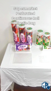 Supermarket Plastic Bag Roll | Transparent Plastic Bag for food | Small Plastic Bag | Disposable Plastic Bag