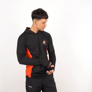 Zarventure Kaos Baselayer Lengan Panjang Olahraga Outdoor Running Sports Dry Fit Manset Lotse