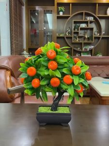 Simulation plant wholesale simulation plant ornaments bonsai orange tree pomegranate tree fruit pot