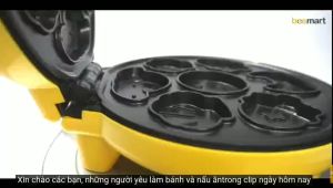 Máy nướng làm bánh 7 khuôn hình thú ngộ nghĩnh AL-NB7M