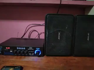 1000W AV-588BT Mini Amplifier 12V/220V Bluetooth 5.0 Stereo Audio Player Power Amplifier Car Home with Remote Control 2.0 Channel Car Audio Power Bass Music Play