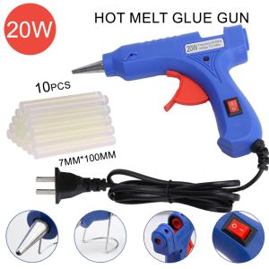 Mini hot melt glue Machine with a fast preheating power of 20W is used for quick home maintenance DIY arts and crafts and holiday decoration. It is a heavy-duty glue Dispenser that uses glue sticks for quick home maintenance