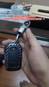 Cover Carbon Casing SmartKey Keyless Toyota All New Fortuner VRZ Alphard Voxy Innova Q Venturer Zenix Hilux GR