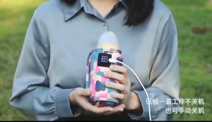 EZYLITTLES Portable USB Baby Milk Bottle Warmer Cover Travel Heater Bag Insulated Nursing Bag Outdoor Pemanas Botol Susu