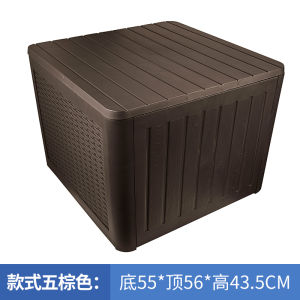 Outdoor Storage Box Garden Roof Storage Cabinet Courtyard Balcony Rainproof and Sun Protection Storage Box Lockable Sitting Toolbox
