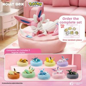 XUNNIAN | Sleep Pose Series Xerneas Eevee Pokemon Figure Ornament for pokemon center
