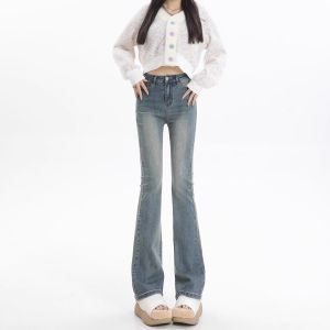 La Chapelle | Quần Jeans Đen Dài Co Dãn Lót Nhung
