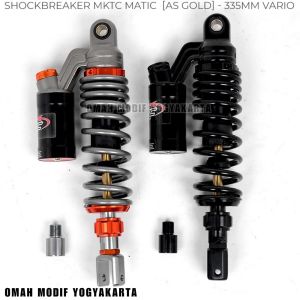 Shockbreaker KTC Matic TabungAtas 335mm 310mm As Gold Shock Breaker Monoshock Belakang Mio Vario