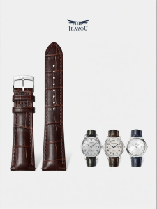 JEAYOU | Genuine Leather Watch Strap for Men and Women