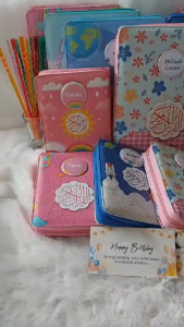 Al-Quran Kaleb Resleting Ukuran A5 A6 Free Custom Nama Quran Kaleb Dompet