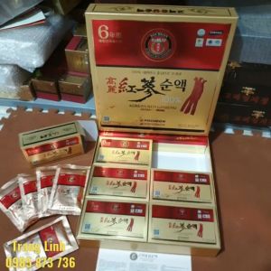 Nước hồng sâm Pocheon nguyên chất 100% hộp 30 gói - Tăng đề kháng Sức khỏe Chống lão hóa tranglinh