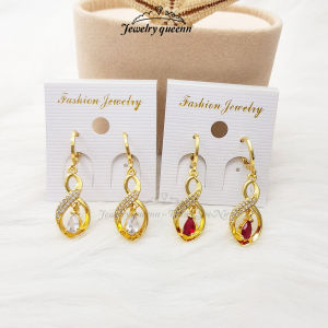 Khuyên Tai Nữ Bông Tai Dáng Dài Mạ Vàng 18K Cách Điệu Thanh Lịch Trẻ Trung Phong Cách Hàn Quốc B24V5 | Jewelry Queenn