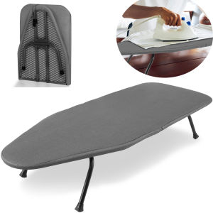 Tabletop Ironing Board Foldable Small Ironing Board Portable Ironing Pad with Heat Resistant Cover For Small Spaces Iron clothes