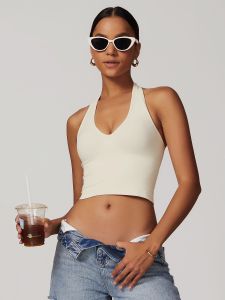 Anti-slip Sport Bra for Yoga with Moisture-wicking Padding