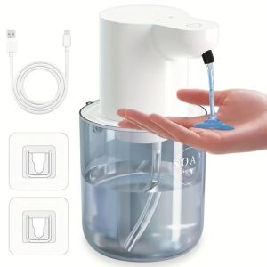 400ML Touchless Wall Mounted Desktop 4Levels Adjustable Rechargeable Intelligent Automatic Sense Bathroom Kitchen Soap Dispenser