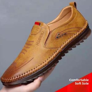 JIFANPAUL | Mens Spring Autumn Fashion Soft Leather Casual Loafers
