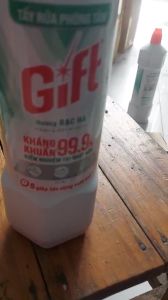 Gift Silver Mint Bathroom Cleaner 900ml - Antibacterial Fragrance-Free Sulfate-Free