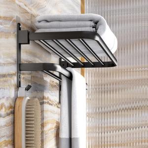 Drill-Free Adhesive Aluminum Towel Rack
