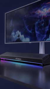 VIVAN Bluetooth Soundbar TV Super Bass RGB LED Lampu TWS Interkoneksi BT 5.4 S2 Garansi 12 Bulan